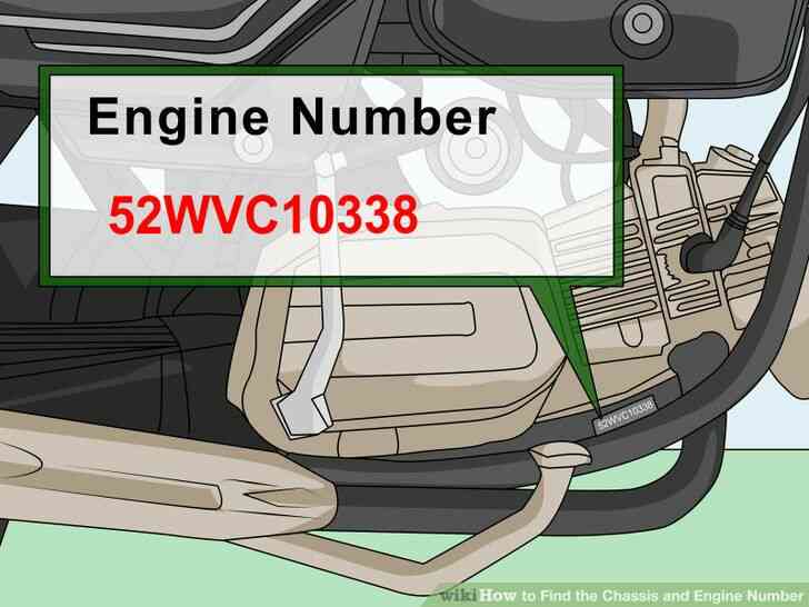 Image intitulée Trouver le Châssis et le Numéro de Moteur de l